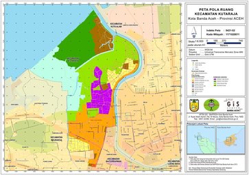 Peta Pola Ruang Kota Banda Aceh Tahun 2029 | Katalog Peta Banda Aceh