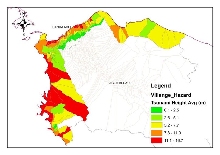 Cuplikan layar peta : Village Hazard