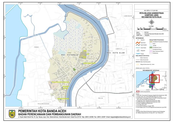 Cuplikan layar peta : Peta Batas Wilayah Administrasi Gp. Jawa