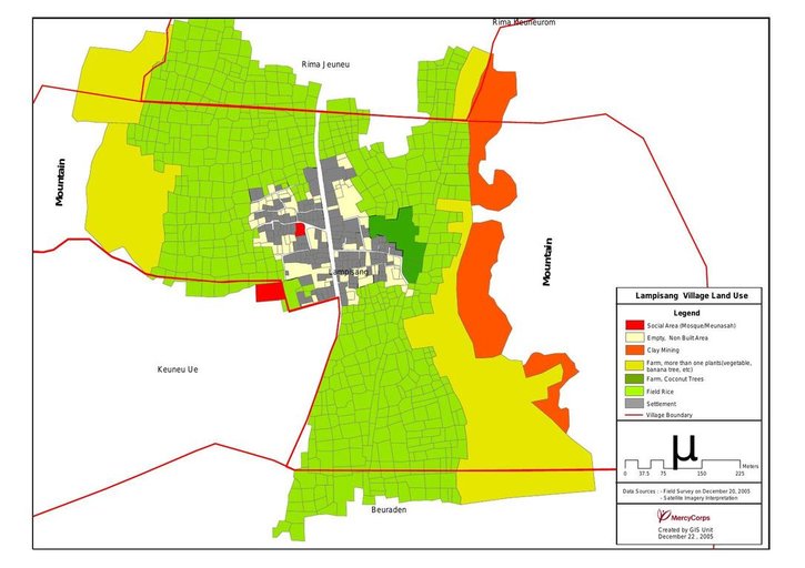 Cuplikan layar peta : Lampisang Land Use