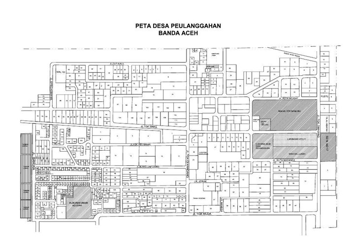 Cuplikan layar peta - Peta Desa Peulanggahan