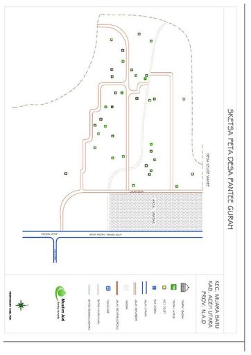 Cuplikan layar peta : Sketsa Peta Desa Pante Gurah