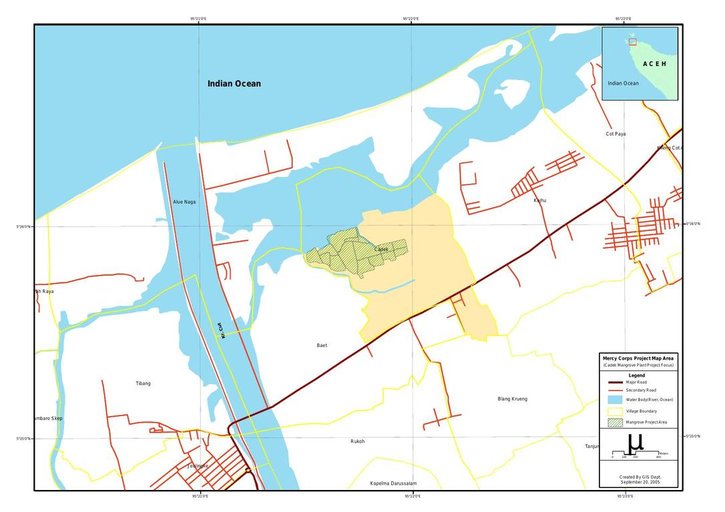 Cuplikan layar peta : Cadek Mangrove Plant Project