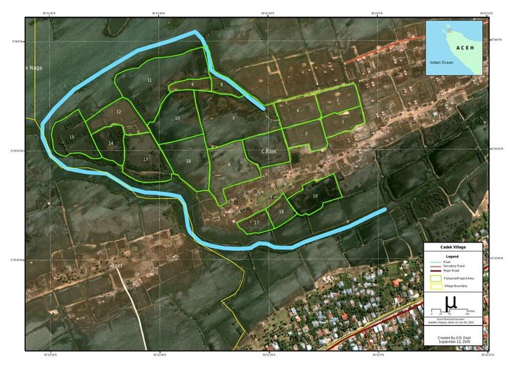 Cuplikan layar peta : Cadek Mangrove Project Imagery