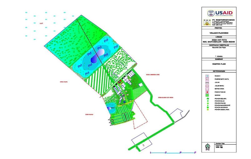 Cuplikan layar peta : Cot Paya Village Planning Map