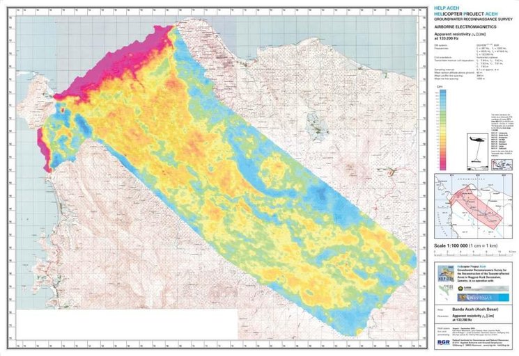 Cuplikan layar peta : Banda Aceh Ground Water Reconaisance Survey 5