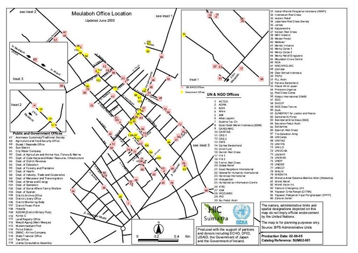 Cuplikan layar peta : Meulaboh Office Location