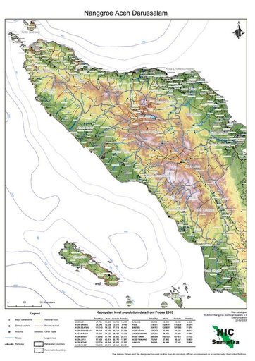 Cuplikan layar peta : Nanggroe Aceh Darussalam