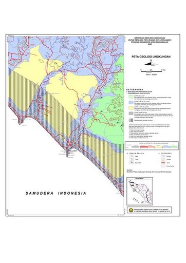 Cuplikan layar peta : Peta Geologi Lingkungan Meulaboh
