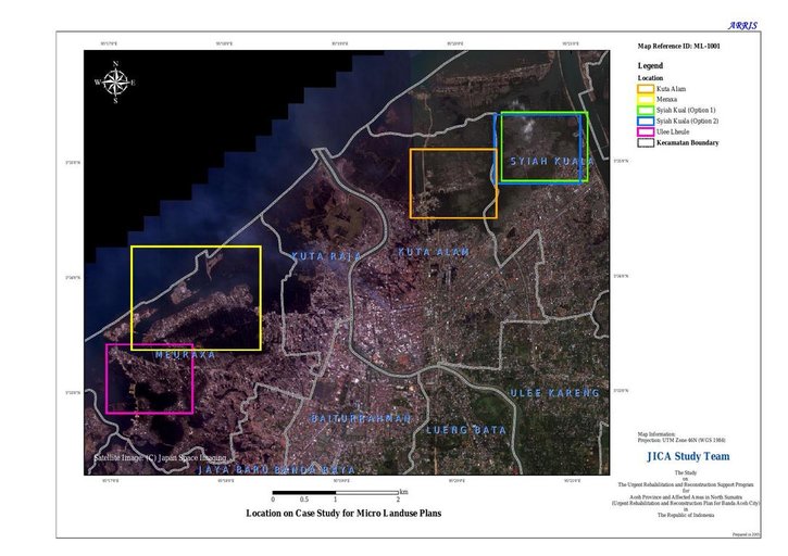 Cuplikan layar peta - Location on Case Study for Micro Landuse Plans