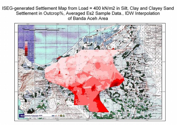 Cuplikan layar peta : Banda Aceh ISEG Settlement Map