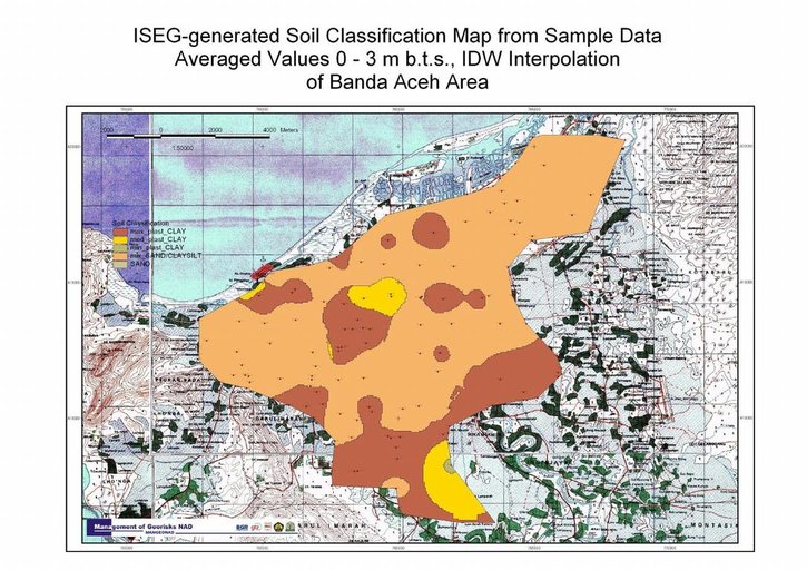 Cuplikan layar peta - Banda Aceh ISEG Soil claasification Map