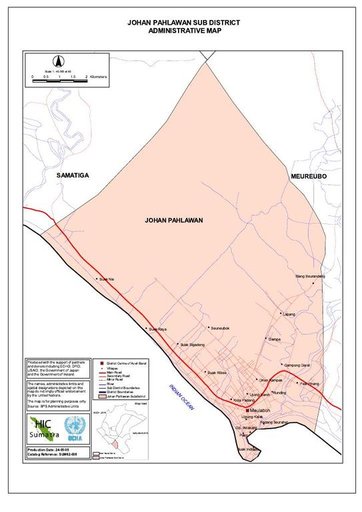 Cuplikan layar peta : Johan Pahlawan Subdistrict