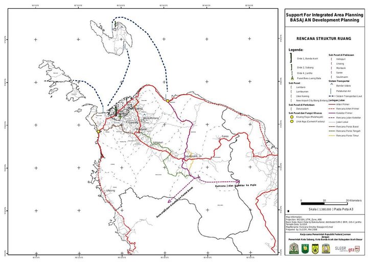 Cuplikan layar peta - Basajan Development Plan