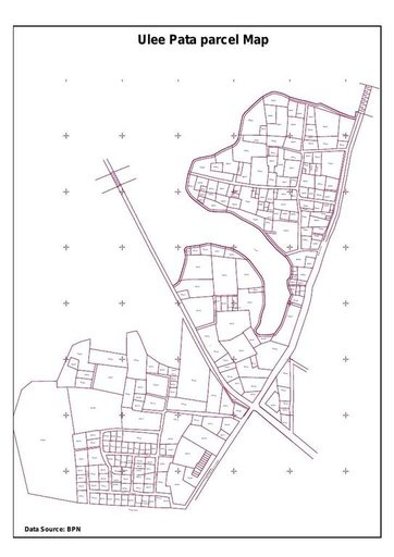 Cuplikan layar peta : Ulee Pata parcel Map