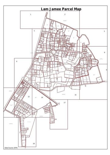 Cuplikan layar peta : Lam Jamee Parcel Map