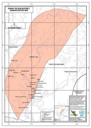 Cuplikan layar peta : Kaway XVI Subdistrict