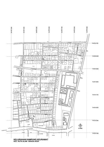 Cuplikan layar peta : Kelurahan Kampung Keuramat Map