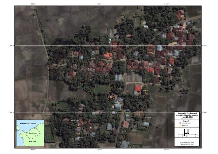 Cuplikan layar peta : Keuneu Ue House Reconstruction Location
